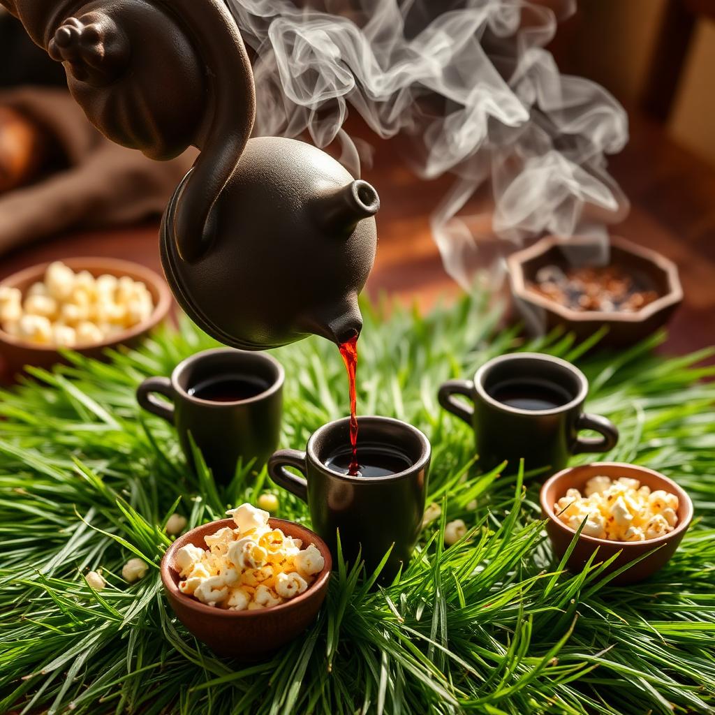 Buna, coffee, from the land it came from.